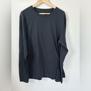 Rhone Dark Gray Long Sleeve Shirt Size Large